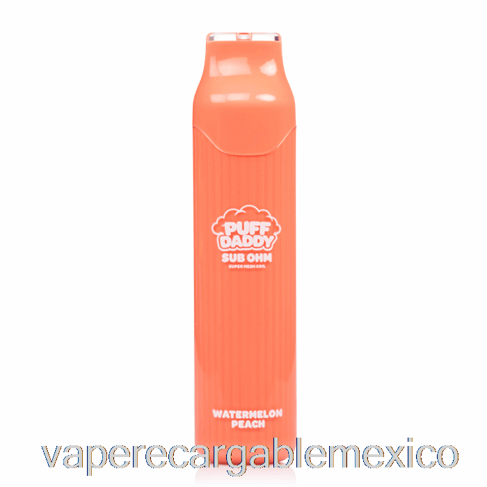 Vape Recargable Puff Daddy 6000 Desechable Sandía Melocotón